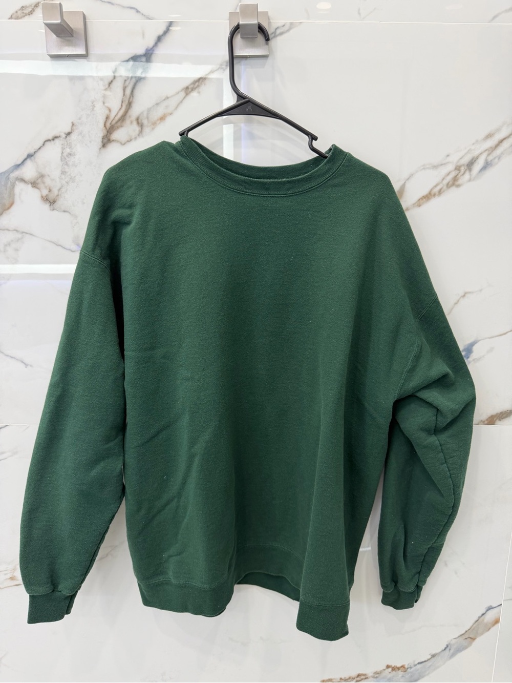 Hanes Men's Crewneck Sweater - Dark Green